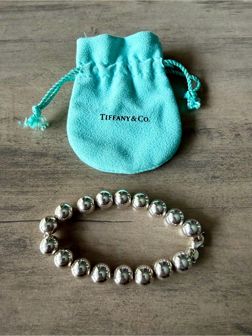 Tiffany & Co. Sterling Silver Bead Bracelet